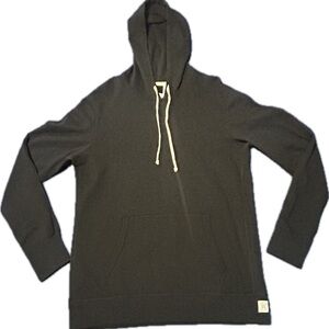 NEW Reigning Champ black midweight terry pullover hoodie sweatshirt L mens
